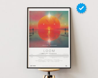 Imagine Dragons Poster | Loom Poster | Album Poster Prints | Wall Decor Posters | Album Cover | Pop Music Poster