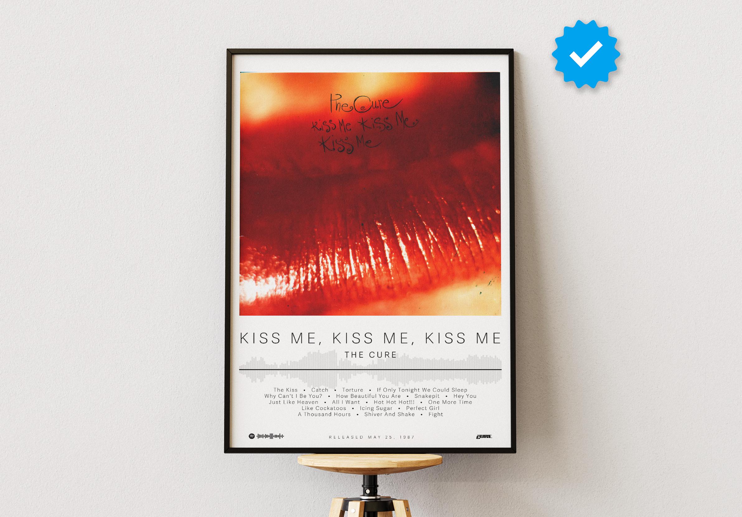 ザキュアー　ポスター　キスミーキスミーキスミー The Cure - Kiss Me Kiss Me Kiss Me - 11x17 Poster Print | eBay