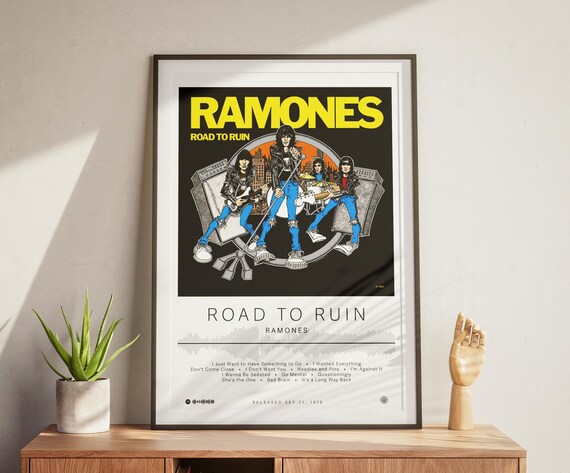 Ramones To Road RAMONES Ramone, ラモーンズ poster | 2026年最新