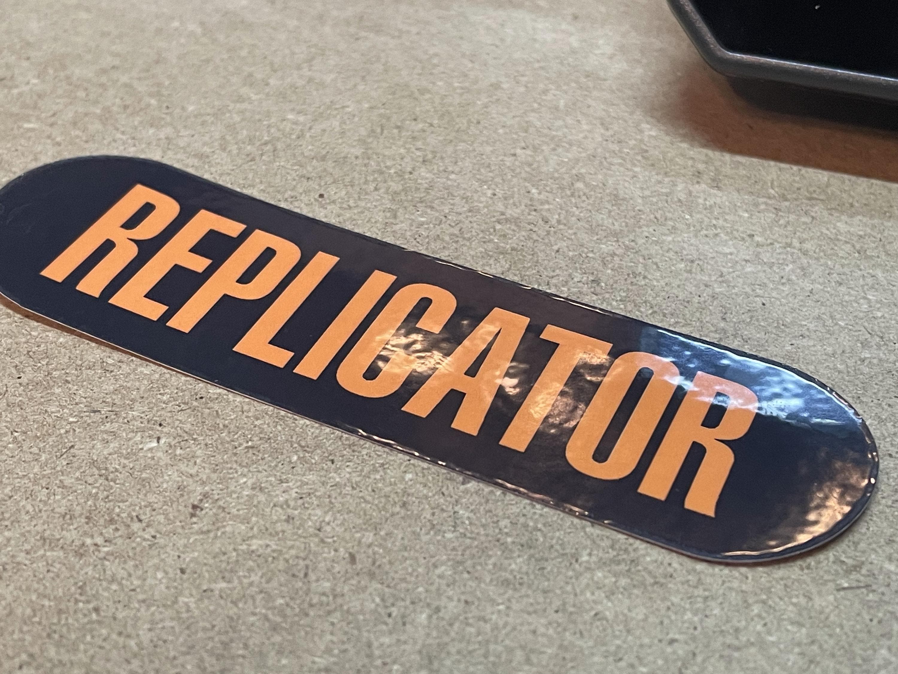 REPLICATOR 3D Printer Sticker - ST:TNG Lcars - 3d Printing - Scifi ...