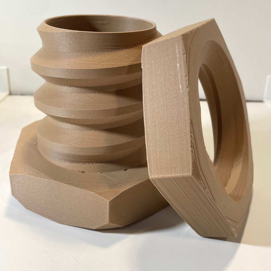 Nut and Bolt Pen/pencil Holder Desk Organizer / Tool Container