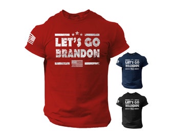 Let&#39;s Go Brandon Men&#39;s T shirt Joe Biden Funny Meme Trump 2024