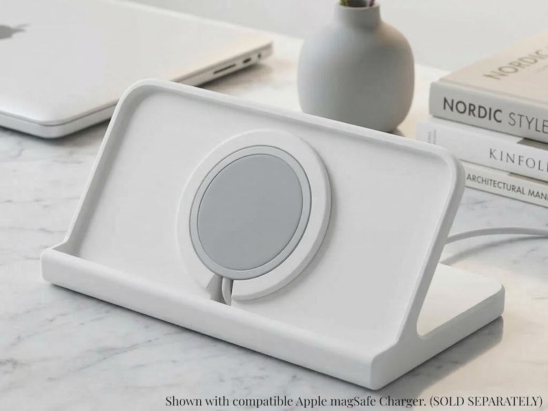Minimalist MagSafe Standby Phone Dock: Multi-Device Charging Station image 5