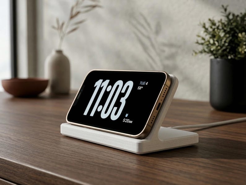 Minimalist MagSafe Standby Phone Dock: Multi-Device Charging Station image 2