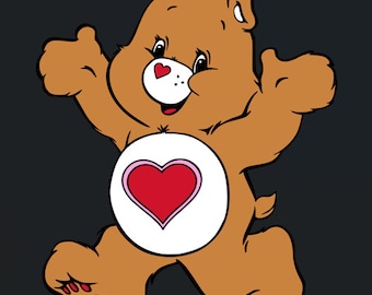 Clipart Tenderheart Care Bear Men's Care Bears Tenderheart Bear