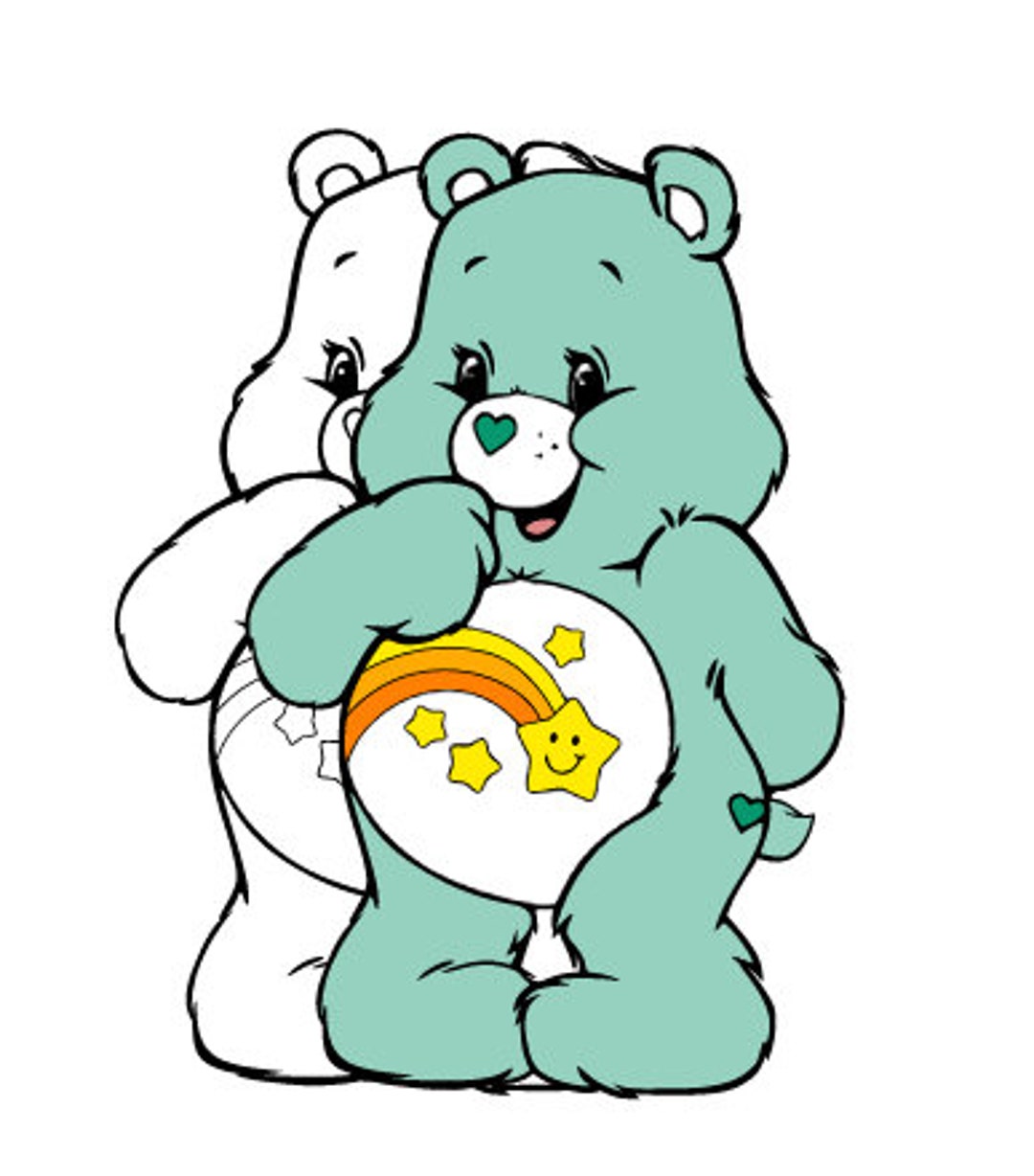 Care Bears Svg, Png, Pdf, Eps, Instant Download , print , sublimation, By  Misky