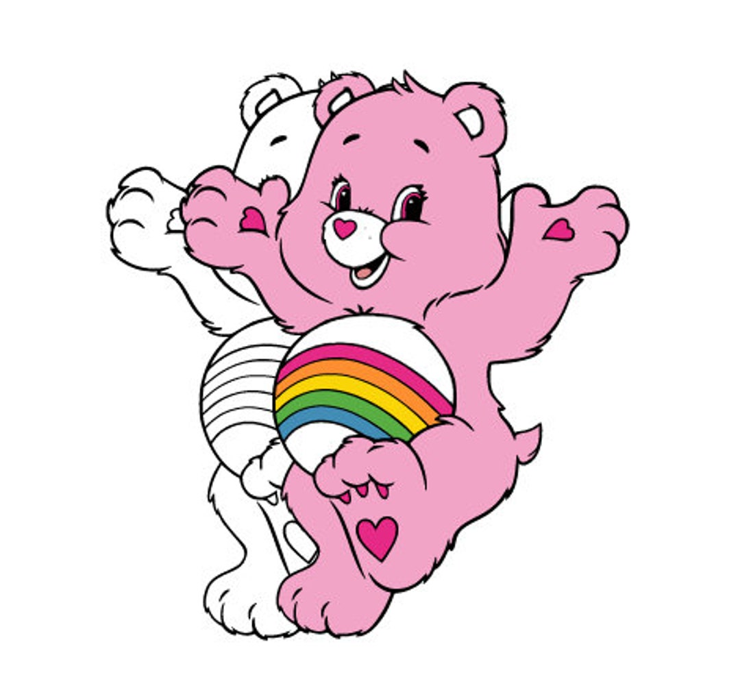 Care Bears Cheer Bear SVG - Etsy