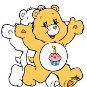 Bisounours anniversaire ours SVG