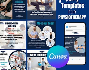 7 Editable Physiotherapy Posts
