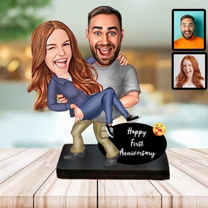 2 Year Together But Who's Counting? Happy 2nd Anniversary: 2 year anniversary  gifts for him, her  two year anniversary gift for boyfriend, girlfriend   anniversary gifts for couples, wife, Husband: Sarymaker