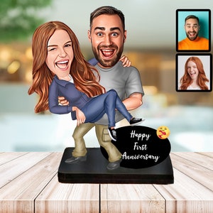 Second Anniversary Collage Gift, 2nd Year Anniversary Gift For Boyfrie –  Love Mine Gifts