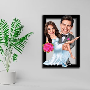 Houten verjaardagscadeau voor hem moeder verjaardagscadeau van dochter gepersonaliseerde houten cartoon frame nieuw huis ornament zus cadeau van zus
