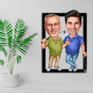 Bereavement Gift Loss Of Father Best Friend Portrait Custom Wooden Cartoon Frame Coworker Leaving Gift Promoted To Big Brother Svg