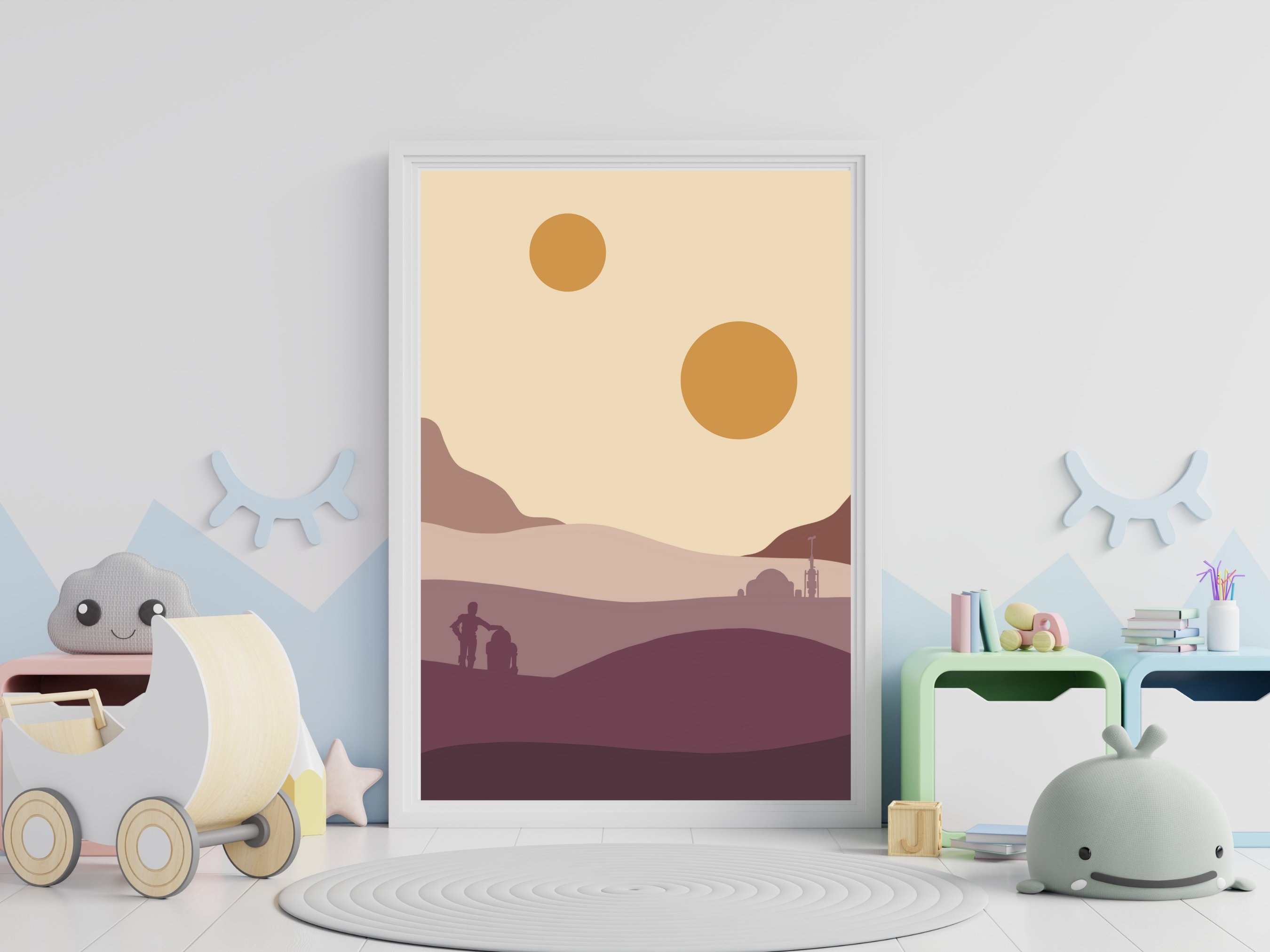Tatooine Landscape Downloadable Digital Wall Art | Star Wars Printable ...