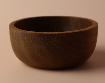 Indonesian Bali Teak Wood Bowl