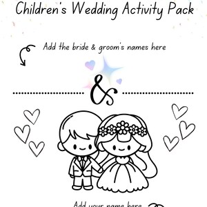 Wedding Activity Pack for Children