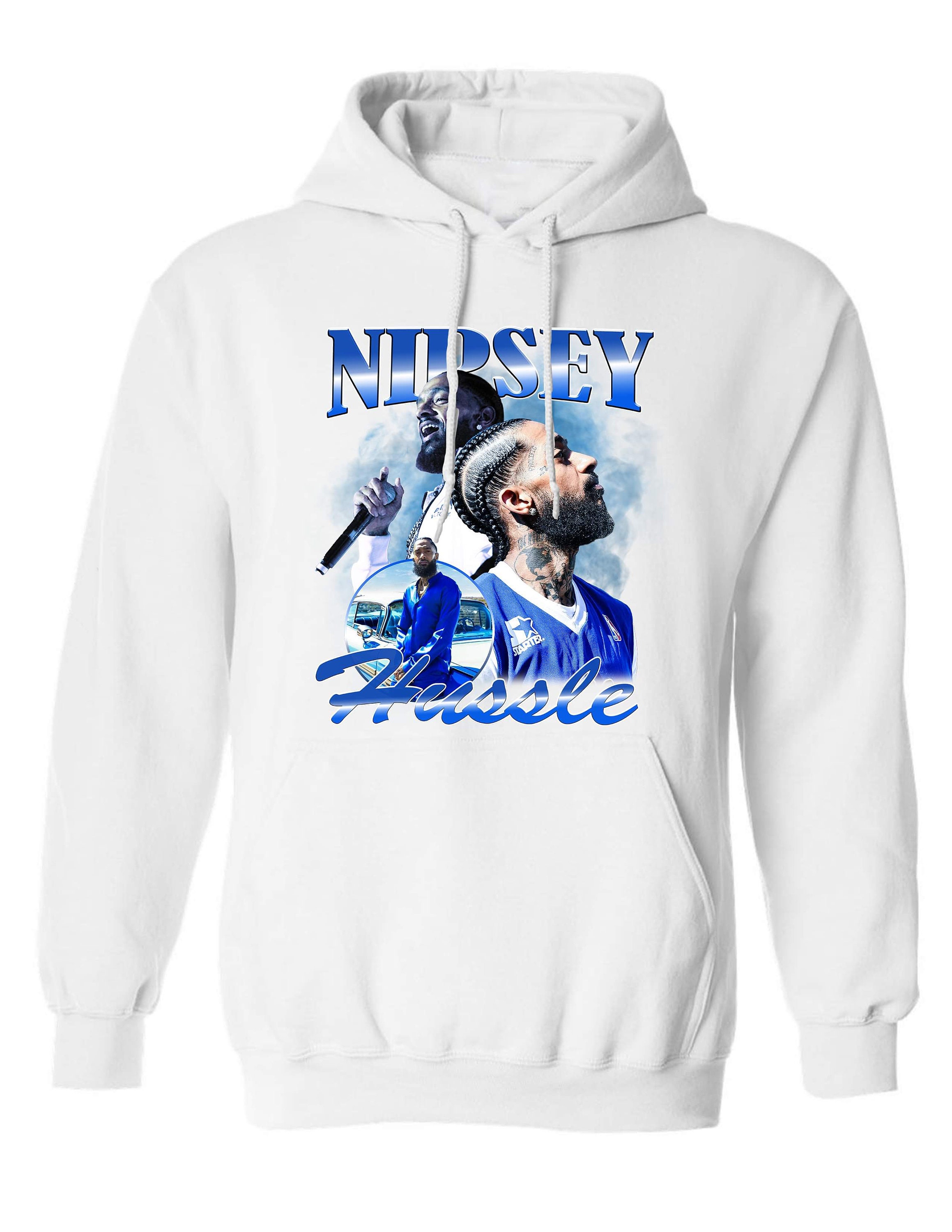 Nipsey hussle blue hoodie sale