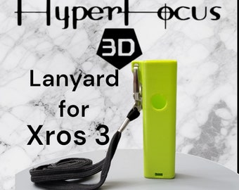 XROS 3 by Vaporesso Flexible Vape holder or vape Case w/ Neck lanyard made by HyperFocus 3d shop, protective vape sleeve for your rig