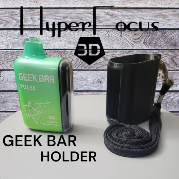 GEEK BAR PULSE Flexible Vape Case / holder w/ lanyard, made by the HyperFocus 3d shop.