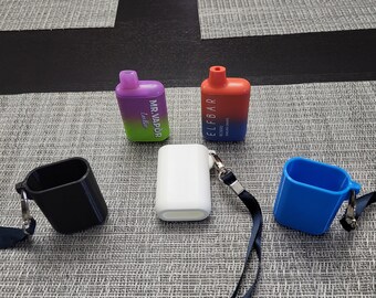 ELFBAR Flexible Vape Case / Holder W/ Lanyard (BC5000) / Lux Bar / Juicy  Bar