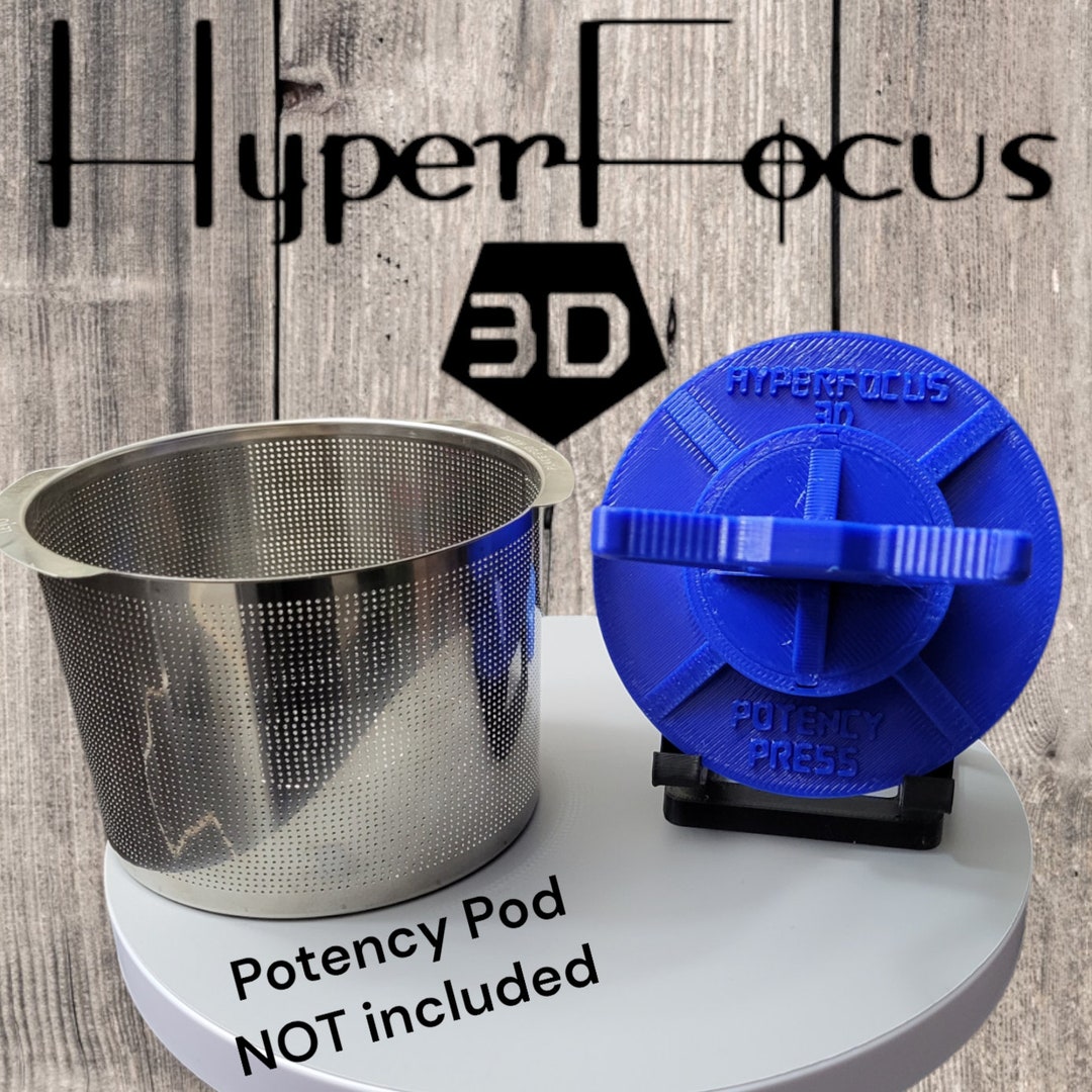 Potency Pod Press for Levo 2 / LUX Infusion Machine, Made by Hyperfocus