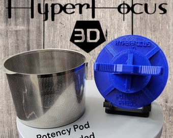 Potency Pod Press for Levo 2  / LUX Infusion Machine, Made by HyperFocus 3d