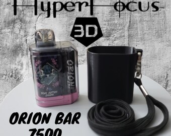 ORION BAR 7500 Flexible Vape Case / holder w/ lanyard, made by the HyperFocus 3d shop.