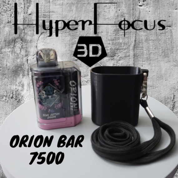 elf bar vape uk ORION BAR 7500 Flexible Vape Case / Holder W/ Lanyard, Made by the  Hyperfocus 3d Shop