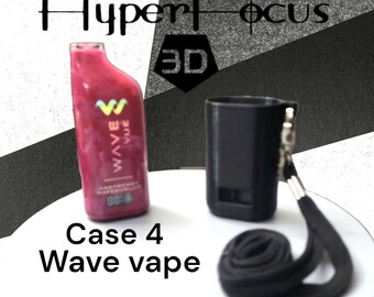 WAVE VUE Flexible Vape Case / holder w/ lanyard, protective vape case is made by the HyperFocus 3d shop.