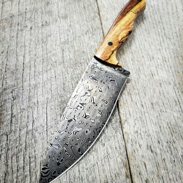 Raindrop Damascus Hybrid Hunter