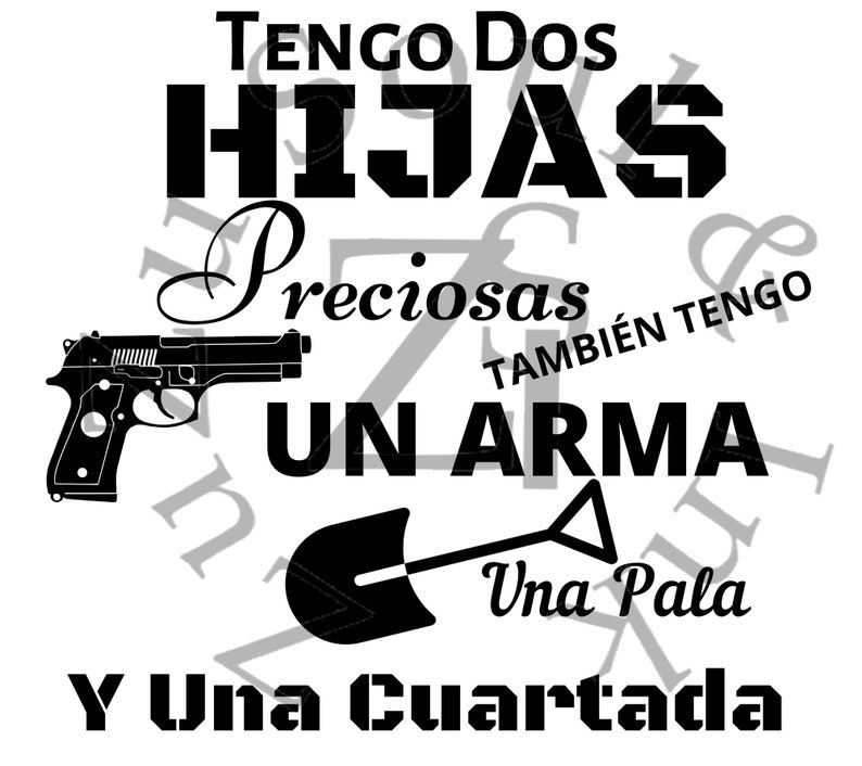 Tengo Dos Hijas SVG FILE, Dia Del Padre SVG Father’s Day Svg - Etsy