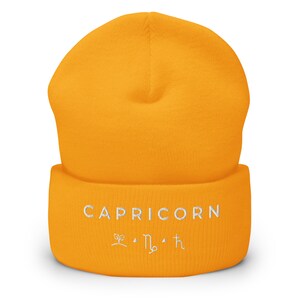 Capricorn Stellar - Embroidered Beanie