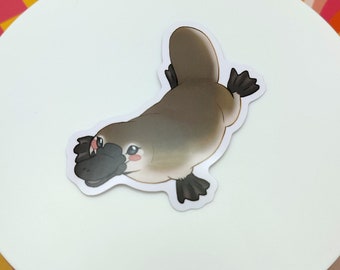 Platypus Sticker | Glossy Die Cut Vinyl