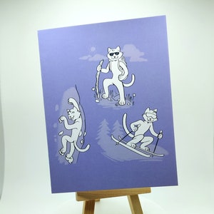 de plein air chats de passe-temps | Toute carte de voeux d'occasion | Ski, randonnée, escalade