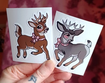 Mule Deer & Whitetail Deer Stickers | Matte Vinyl Decal