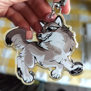 Wolf Shaker Charm - Etsy