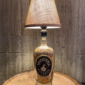 Upcycled Michter’s 10 year Bourbon Bottle Lamp
