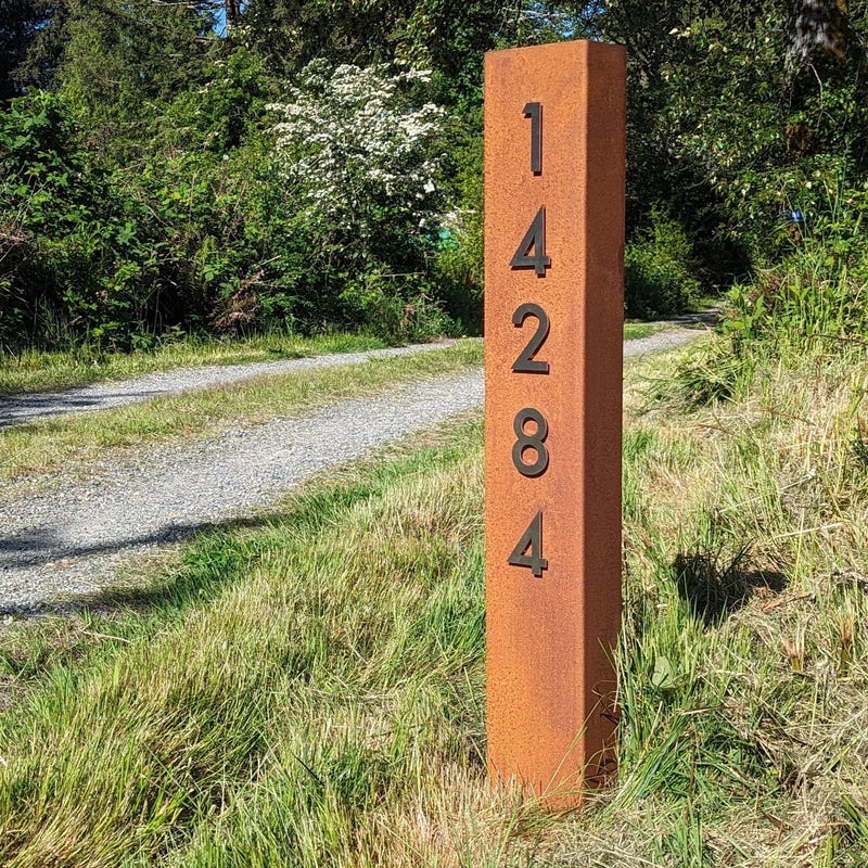 Address Sign Post - Etsy