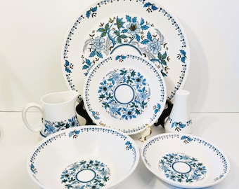 Noritake PROGRESSION China  レトロ柄皿 5枚セット Noritake PROGRESSION China レトロ柄皿 5枚セット 食器