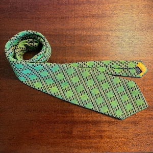 Vintage 1960-70s Wool/Polyester Woven Necktie