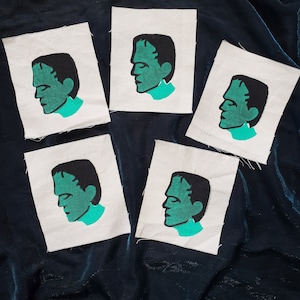 Glowing Frankenstein sew on patch