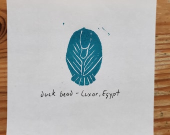 Duck bead mini print