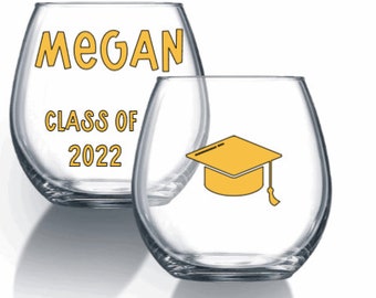 Class of 2022 Wine Glass