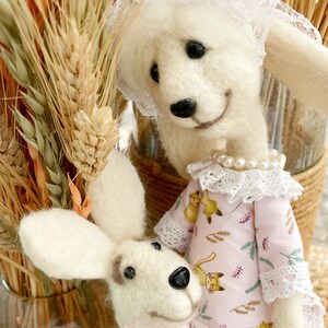 Needle felted rabbit, Easter Bunny, Needle Felted Hare, felting, Felted Animals, Easter gift, home decor, Wool Felted Sculpture, Easter