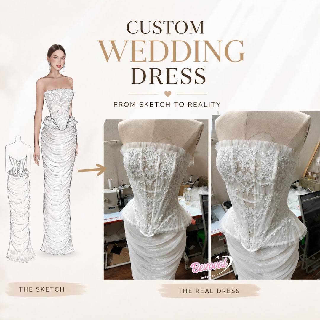Custom Dress Made to Order Silk Dress Personalized Tailored Evening ...