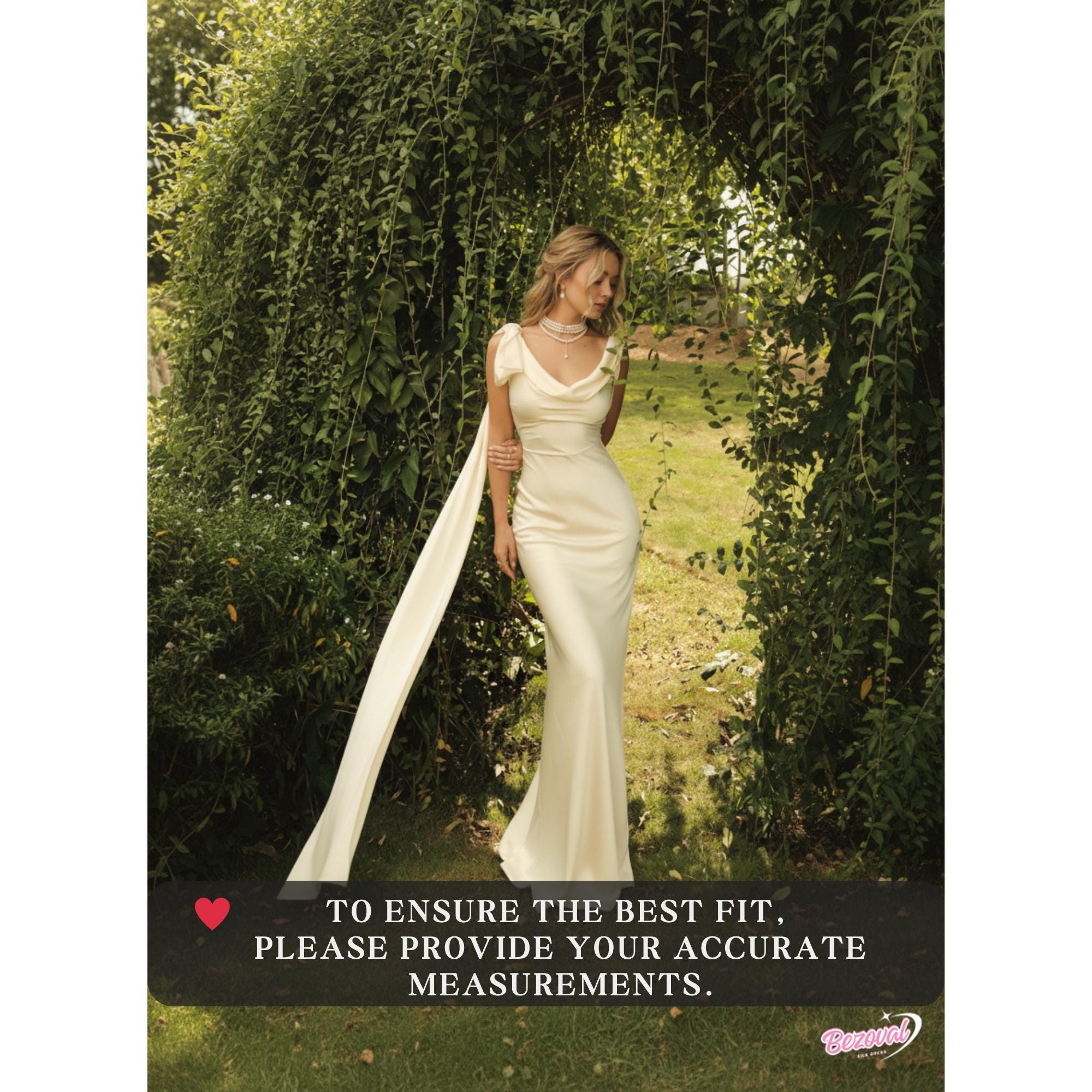 silk dress floor length La Femme 33373 - Long Satin A-Line Dress