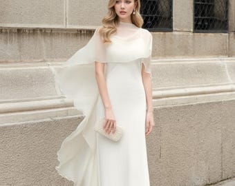 Vestido de seda, vestido de novia de seda maxi, vestido de dama de honor, vestido único, regalos para ella, quinceañera de seda charmeuse, vestido maxi de seda, elegante vestido de noche