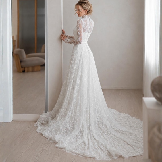 long sleeve wedding princess ball gown corset wedding dress Elegant White Off-the-Shoulder Lace SW213 More colors Stacees Bridal Wedding Dress Black