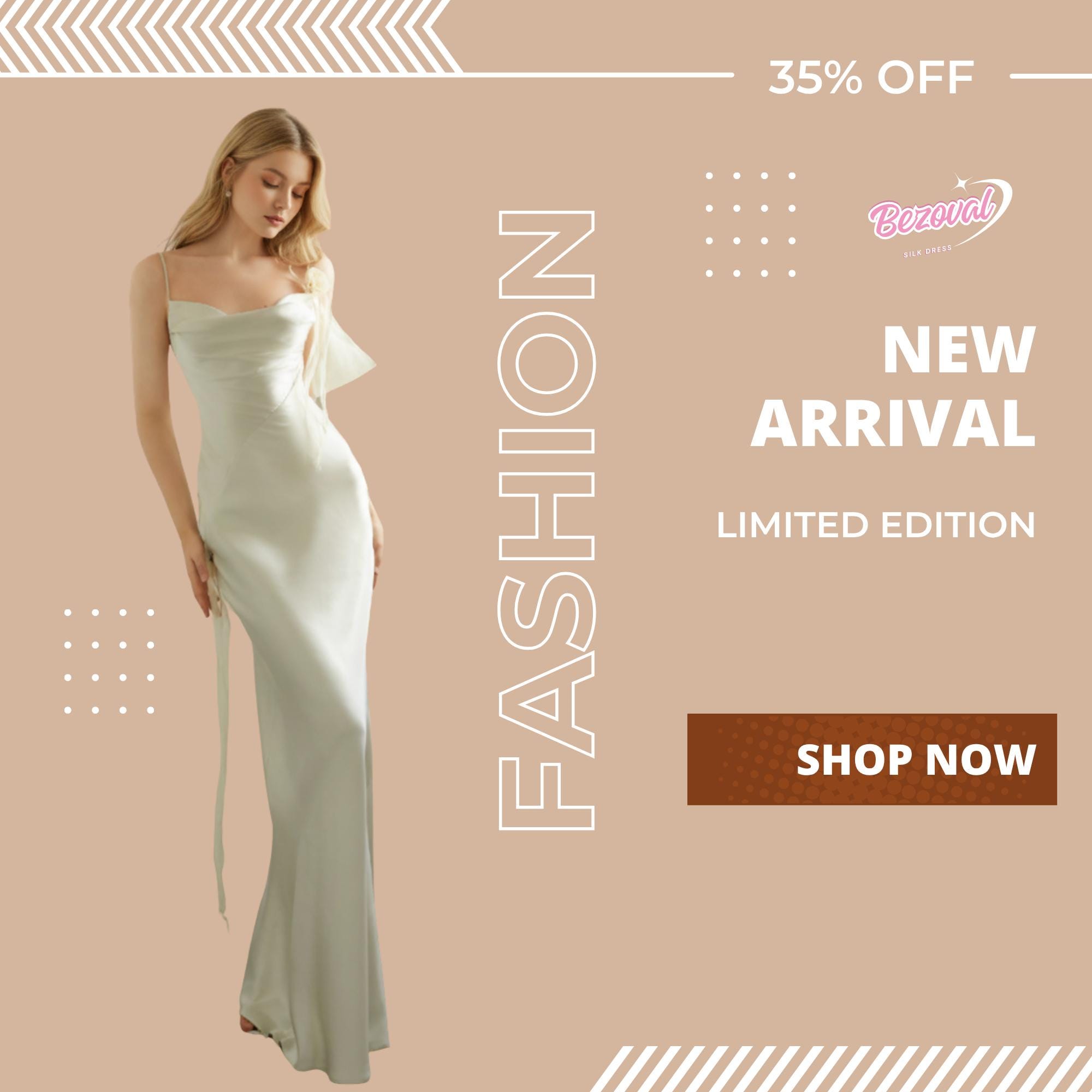 limited-edition silk evening dress ALIA Mini Dress * LIMITED EDITION