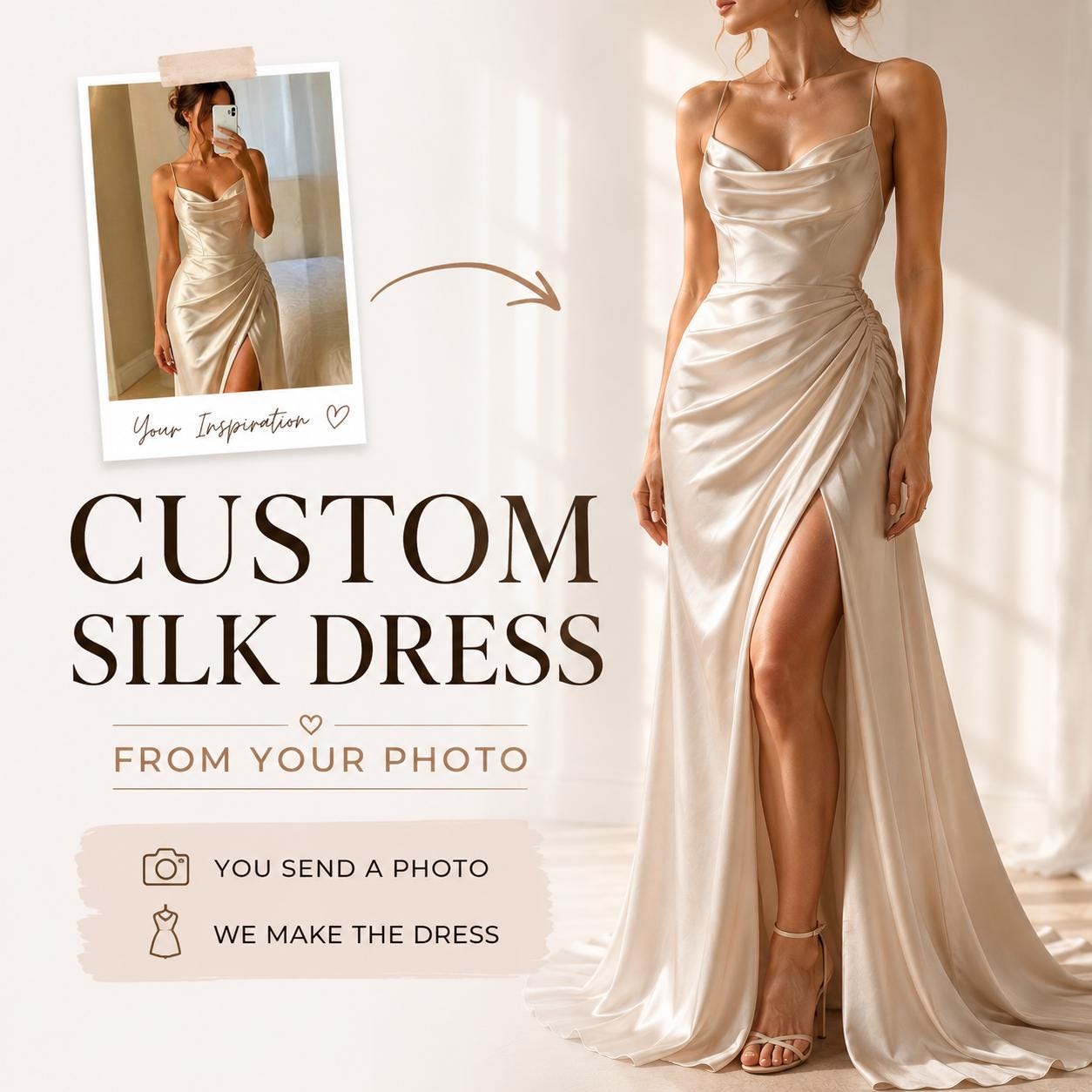 handmade silk couture dress Green Halterneck Silk Dress | Yaly Couture Bespoke -- Exclusive, Dapper